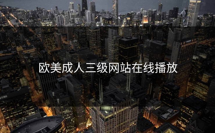 欧美成人三级网站在线播放